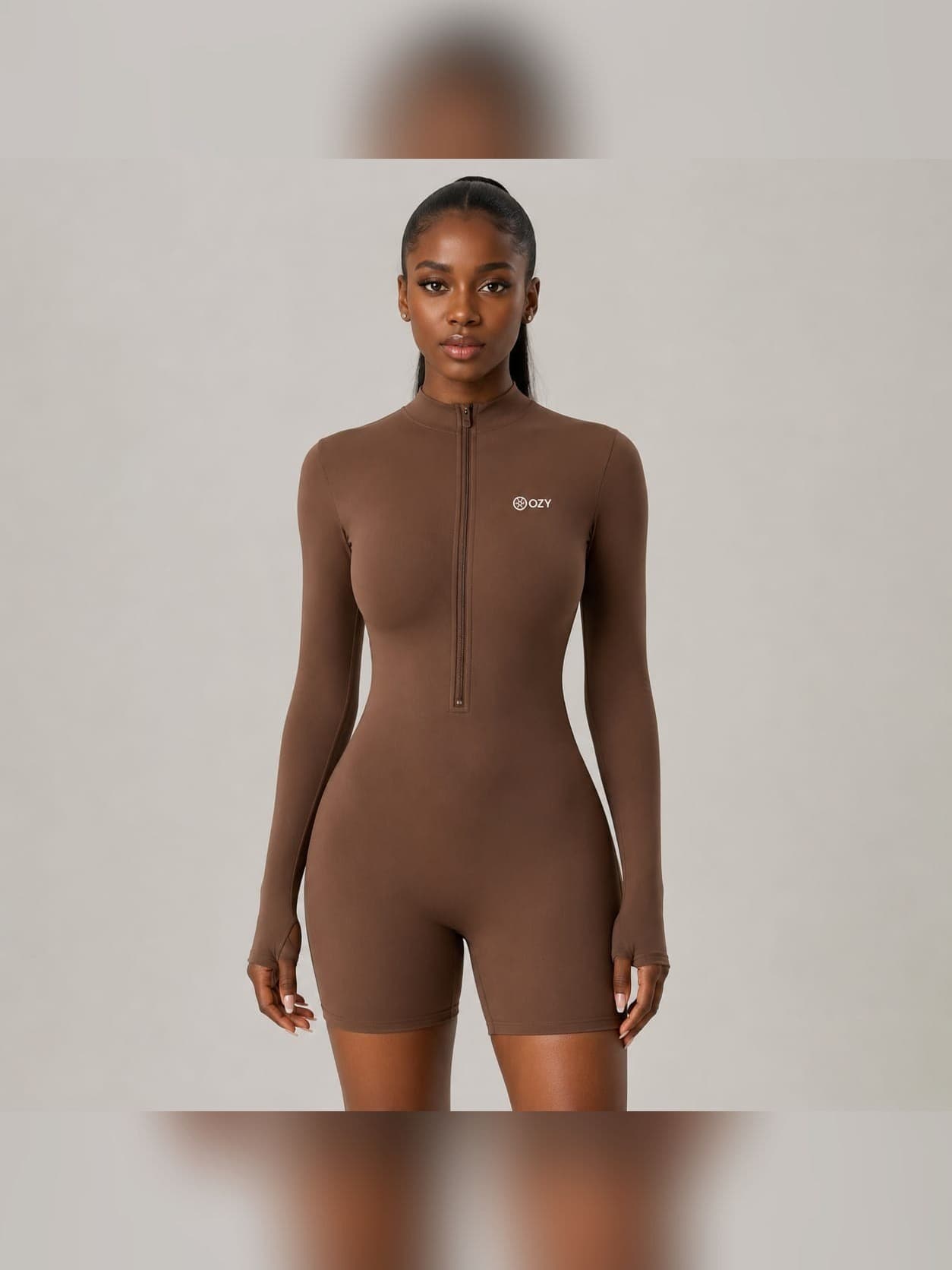 Combinaison zippée manches longues