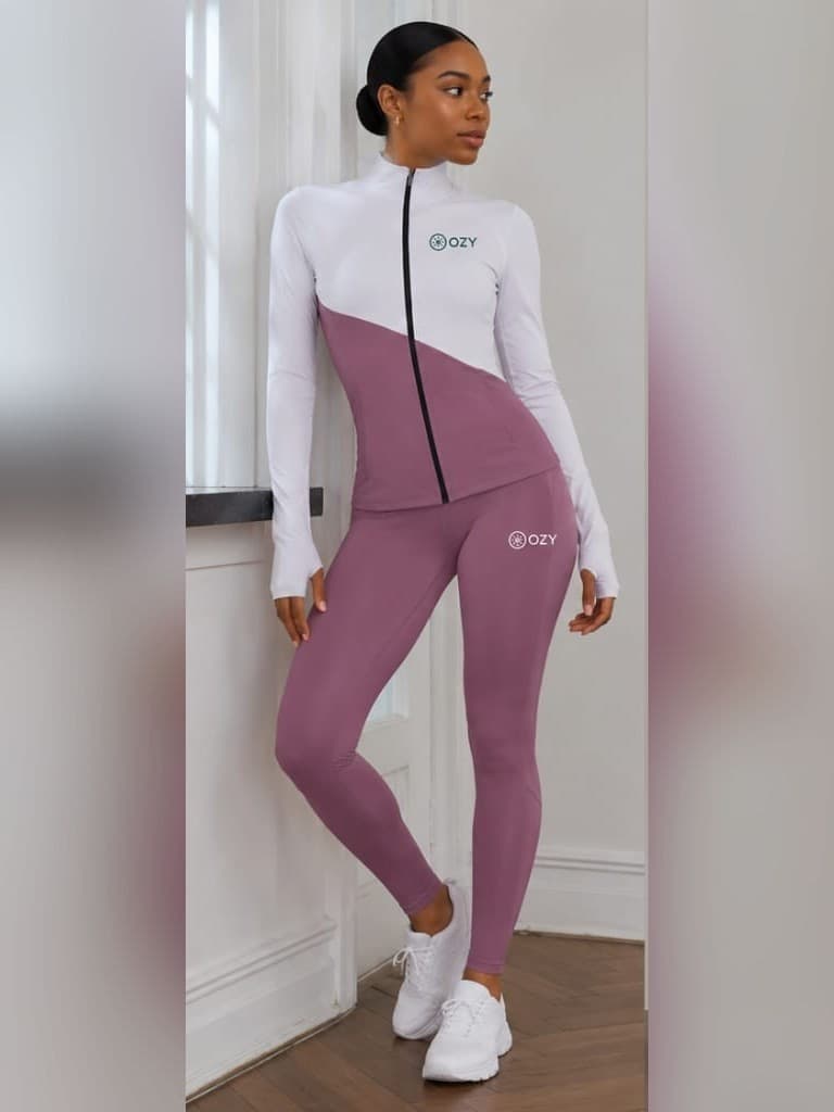Veste zippée + legging